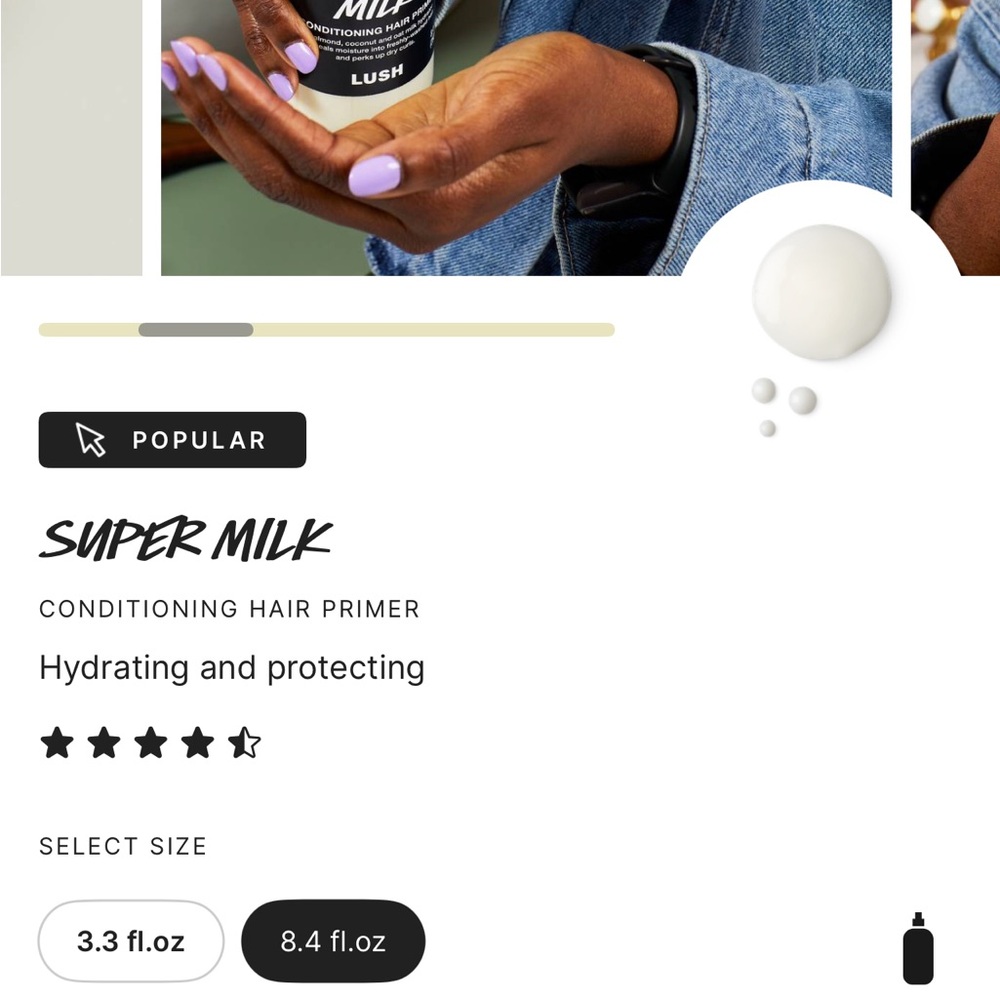 Lush Black and White Conditioner for Luxurious Hair